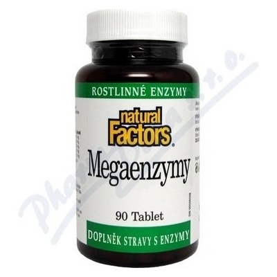 Natural Factors Mega Enzymy 90 tabliet