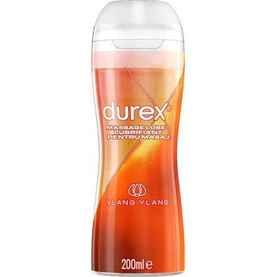 Durex masážny gél a lubrikant 2v1 ylang ylang 200 ml