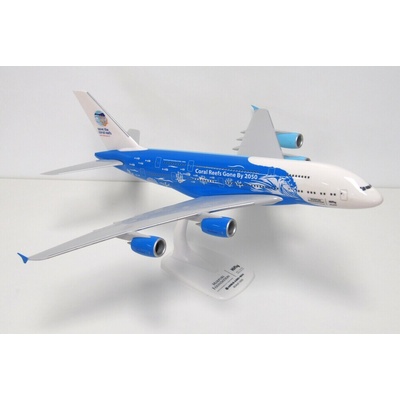 PPC Holland Airbus A380-841 Hi Fly Malta "Save the Coral Reefs" Colors Snap-Fit 1:200