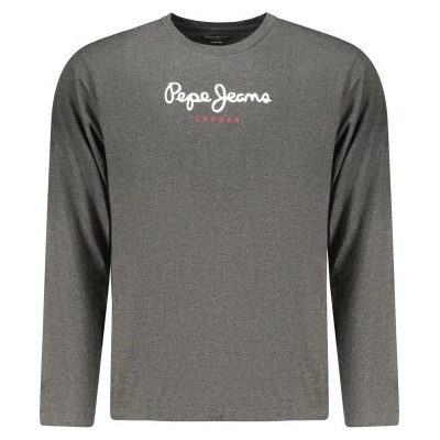 Pepe Jeans stylové pánské tričko s dlouhým rukávem Grey