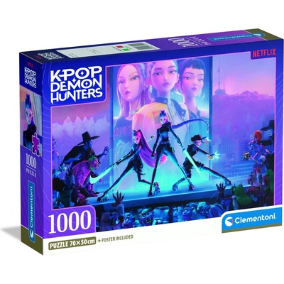 Clementoni KPOP Demon Hunters Copmact 1000 dílků