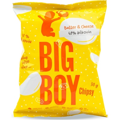 Big Boy Proteinové chipsy Butter & Cheese 30 g