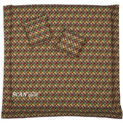 SCANquilt Dekoračná prikrývka Sofa triangles 160x265