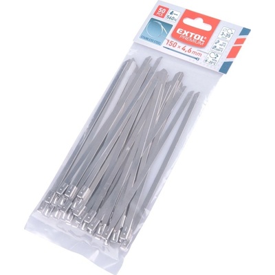 EXTOL Premium 8856273 Stahovací pásky 4,6 x 150 mm - 50 ks – Hledejceny.cz