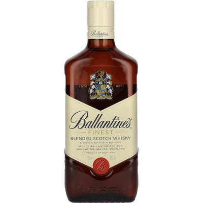 Ballantine’s Finest Blended Scotch Whisky 40% 0,7 l (holá láhev)