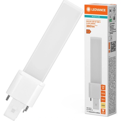 Ledvance žiarovka LED DULUX S7 3,5W/830 G23 EM a AC MAINS