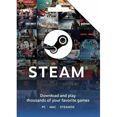 Valve Steam predplatená karta 60 €