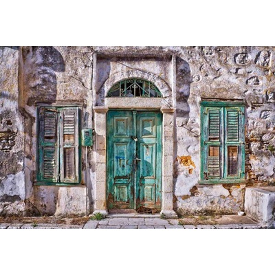 Dimex MS-5-0785 Vliesová fototapeta Starý dům Symi rozměry 375 x 250 cm