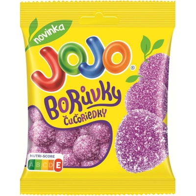 Jojo Borůvky želé bonbóny s borůvkovou příchutí 80 g