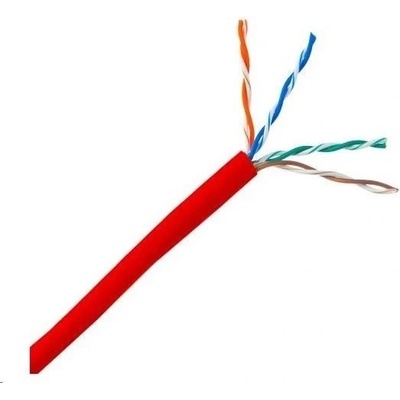 PlanetElite KAB-UTP5E-L-PVC-RED UTP, Cat5E, licna, PVC, 305m, červený – Hledejceny.cz
