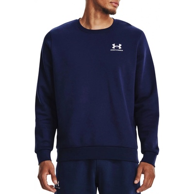 Under Armour pánska mikina Essential Fleece Crew midnight navy