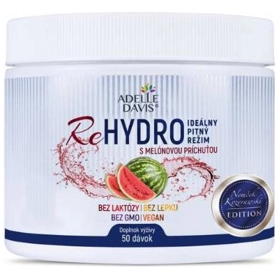 Adelle Davis Rehydro prášok s melónovou príchuťou 216 g