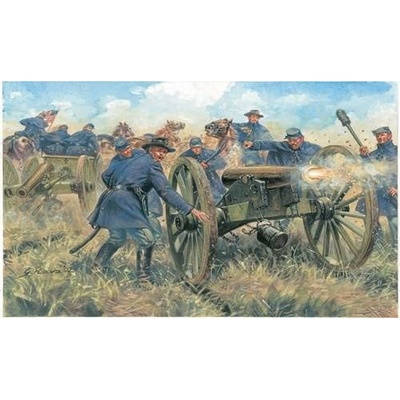 ITALERI Model Kit figurky 6038 - UNION ARTILLERY (AMERICAN CIVIL WAR) (1:72)