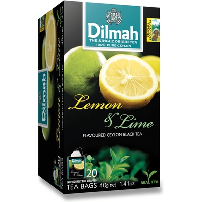 Dilmah Černý čaj Citron a limetka 20 x 1,5 g