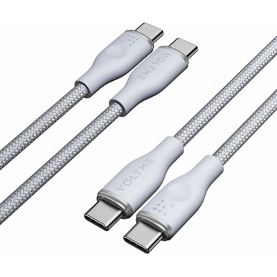 Voltme C2052 Powerlink Rugg USB-C/ USB-C, 1m, sivý