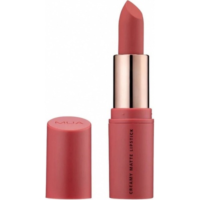 MUA Makeup Academy Creamy Matte krémová rtěnka s matným efektem Heartfelt 3,2 g