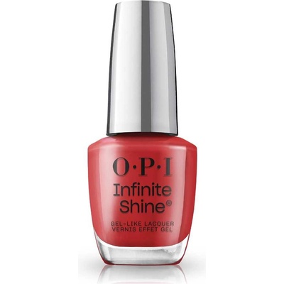 OPI Infinite Shine lak na nechty s gélovým efektom Big Apple Red 15 ml