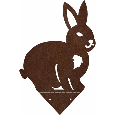CORGARDEN Zahradní dekorace králík 36 x 23 cm, corten CORGARDEN 1072 – Hledejceny.cz