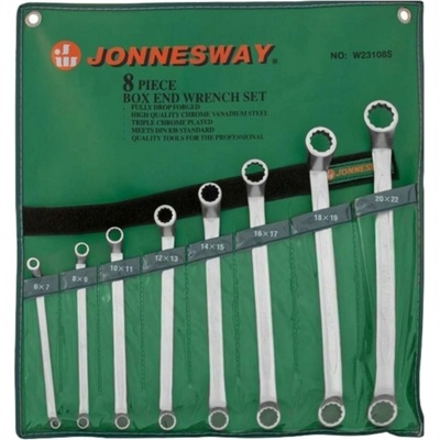 Jonnesway sada očkových vyhnutých klíčů 8 kusů W23108S
