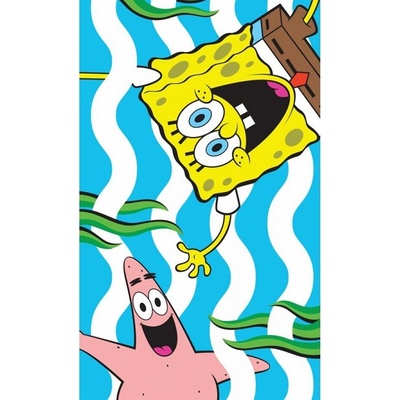 Carbotex Detský uterák Spongebob a Patrik 30 x 50 cm