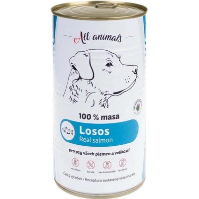 All Animals Dog losos mletý 1200 g