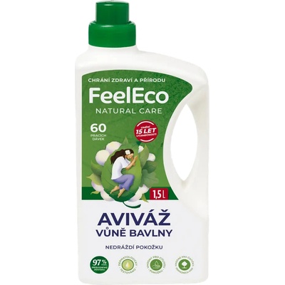 FeelEco Aviváž s vůní bavlny 1,5 l