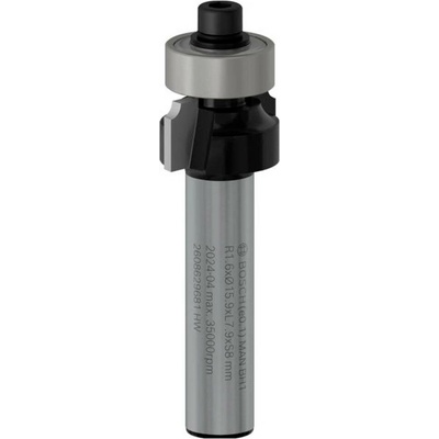 Bosch Accessories 2608629681 zaoblovacia fréza tvrdokov Dĺžka 51 mm Vonkajší Ø 15.900 mm Pracovná dĺžka 7.900 mm Ø hriad