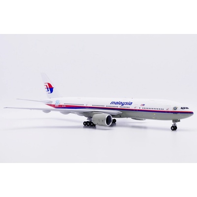 JC Wings B777-2H6ER Malaysia Airlines "2000s" colors w. "50 Years" logo 1:200