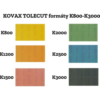 Kovax Tolecut brusný formát 29 x 35 mm Zrnitost: K1200