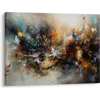 Obraz - Abstraktná grafika, jednodielne 70x50 cm