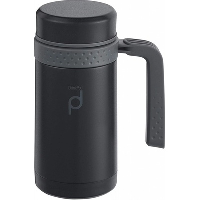 Pioneer DrinkPod termohrnek s rukojetí 0,45 l černý