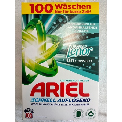 Ariel Touch of Lenor Univerzální prací prášek 100 PD 6 kg