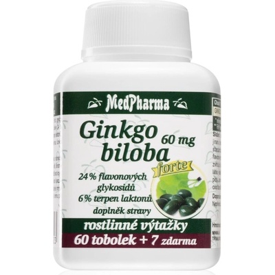 MedPharma Ginkgo biloba 60 mg Forte 67 tablet – Hledejceny.cz