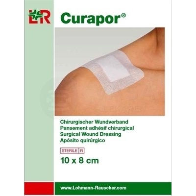 Curapor Chirurgické krytie na rany s vankúšikom 10 x 8 cm 5 ks