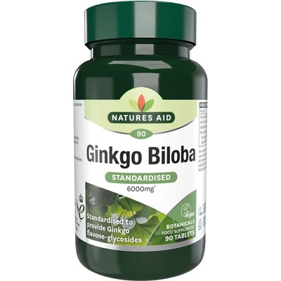 Natures Aid Ginkgo Biloba standardizovaný 120 mg 90 tablet
