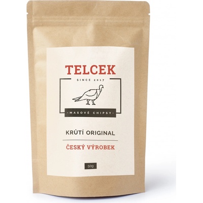 Telcek Krůtí Chipsy sladká paprika 50 g