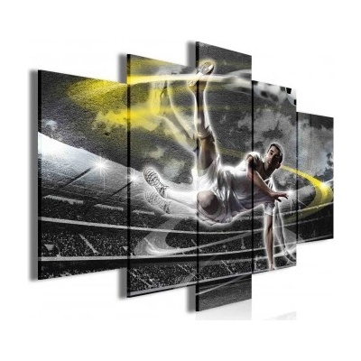 Obraz na plátne viacdielny - OB3485 - Futbalista 100cm x 60cm - S17