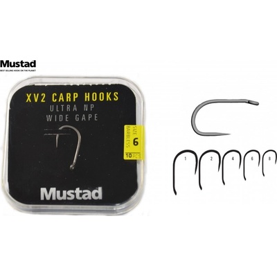 Mustad XV2 Wide Gap vel.2 10 ks