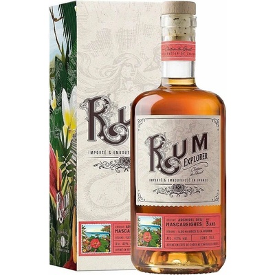 Explorer Chateau du Breuil Archipel des Mascareignes 3y rum z maskarénských ostrovů 42% 0,7 l (holá láhev)