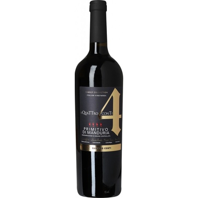 Quattro Conti Primitivo di Manduria 14,5% 0,75 l (holá láhev)