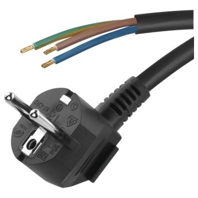 Emos Flexo PVC 3×1,5mm2 2m černá 2413220232