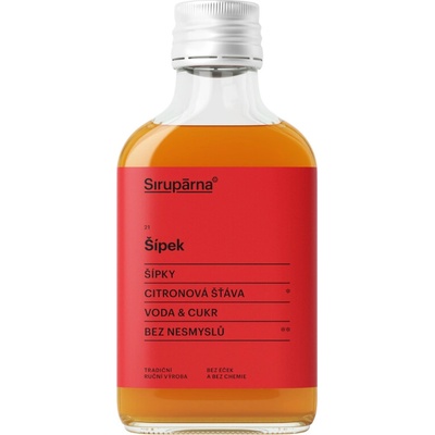 Sirupárna Domácí Šípkový Sirup 100 ml