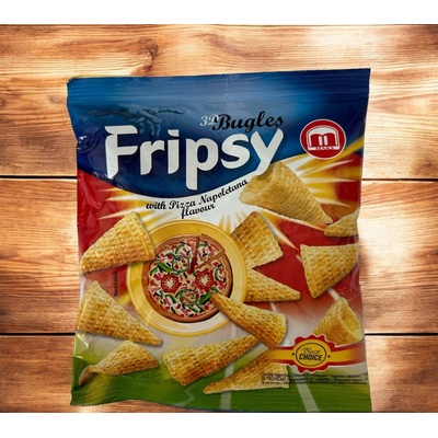 Fripsy 3D Bugles s príchuťou pizza Napoletana 50 g