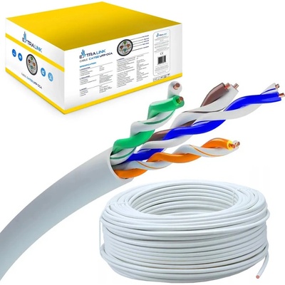 Extralink EX.10055 Cat5e U/UTP (UTP), 305m, šedý