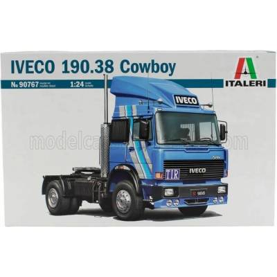 ITALERI IVECO FIAT 190.38 COWBOY TURBO TRACTOR TRUCK 2-ASSI 1984 1:24