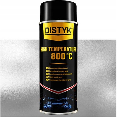 Den Braven HIGH TEMPERATURE +800 °C Distyk, sprej 400 ml, stříbrná matná – Hledejceny.cz