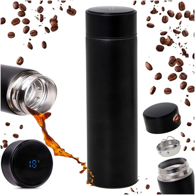 KIK Termohrnek Smart LCD stříbrný 500 ml
