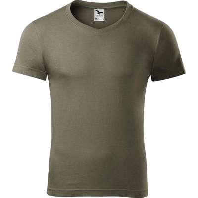 Malfini V-neck 146 army