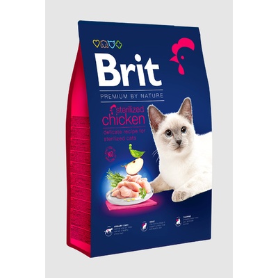 Brit Premium by Nature Cat Sterilized Chicken 16 kg