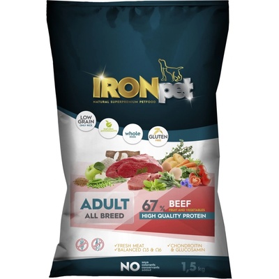 Ironpet Beef Adult All Breed 1,5 kg
